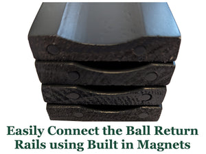 Tour Pro Golf Wooden Crystal Velvet Cool Grey Putting Mat