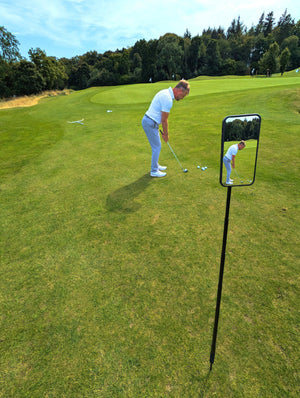 Tour Pro Golf Pod 3.0 Height Adjustable Golf Tripod Video Stand & Spike