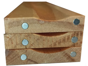 FEATURES - A gravity based automatic ball return, connected by magnets, so the ball feeds right back to you for repeated practice. 